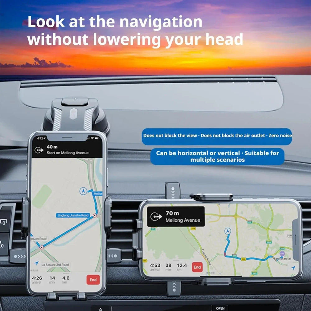 Adjustable Telescopic Car Phone Mount