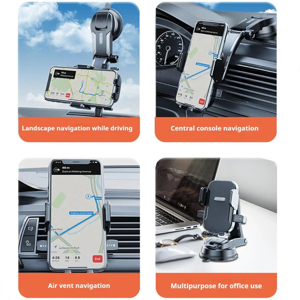 Adjustable Telescopic Car Phone Mount