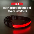 USB Rechargeable Waterproof LED Dog Collar